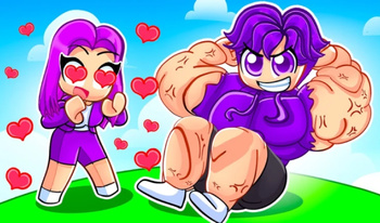 Обби: Стань Крутым 99 Симулятор Силы