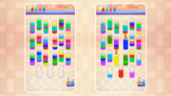 Сортировка цветов: Разлив воды