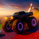 Ramp Stunt Monster Car