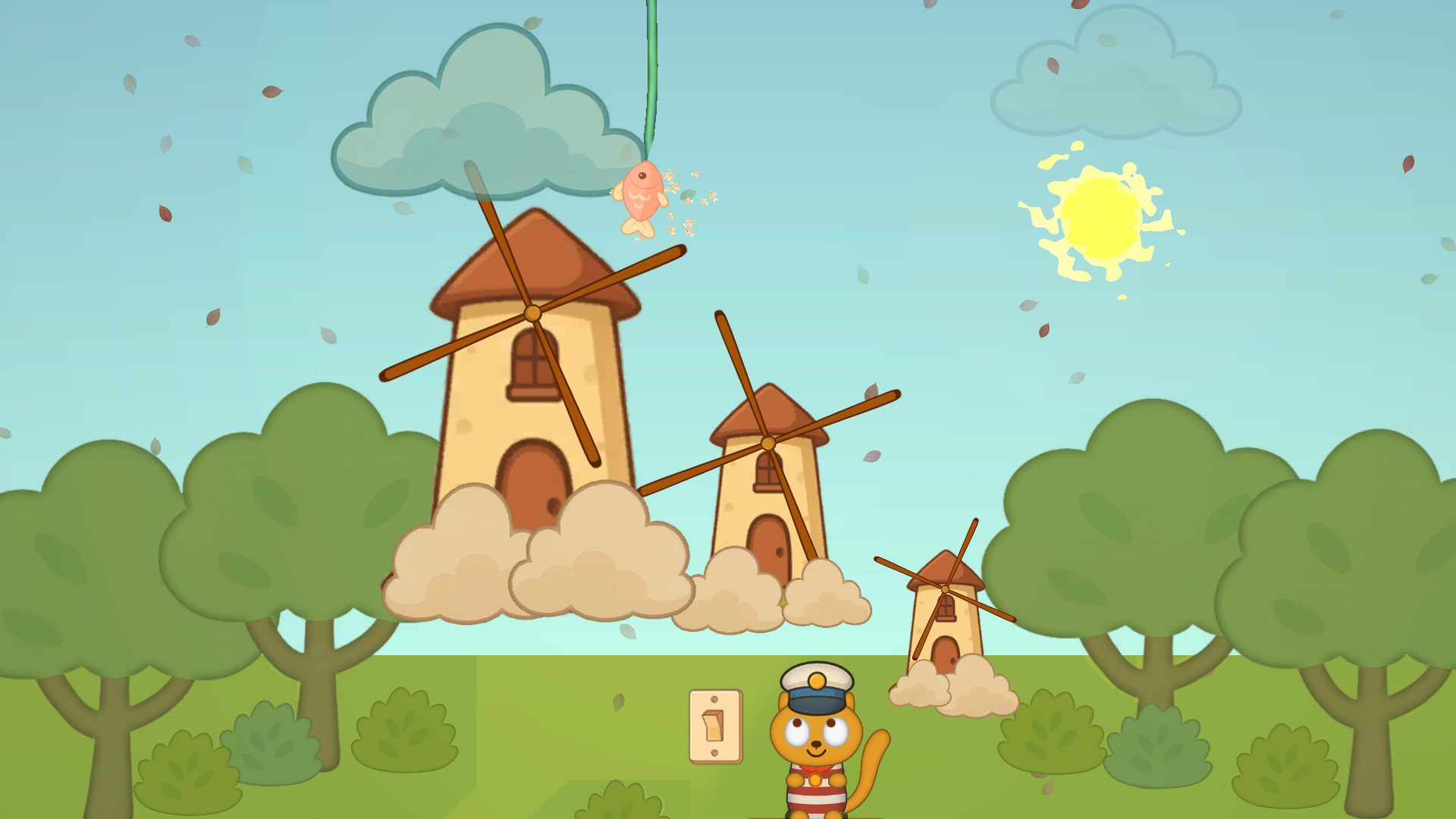 Срежь веревку! - Покорми котика