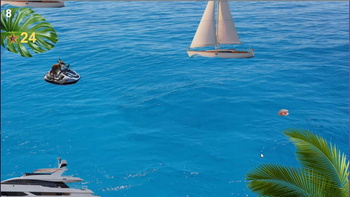 Кенгуру на море