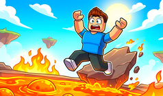 Роблокс Обби: Пол - это лава Челлендж