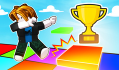 Цветная гонка Обби