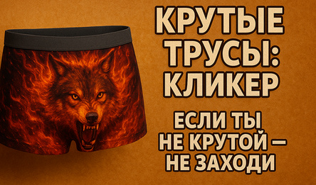 Крутые трусы: кликер если ты не крутой - не заходи