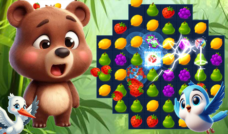 Сладкий фрукт - Три в ряд!