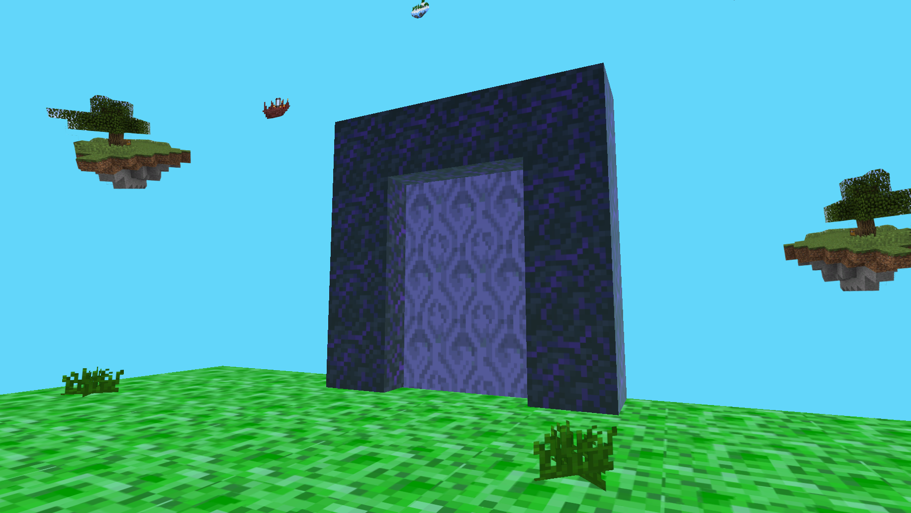 Обби Скайблок Паркур