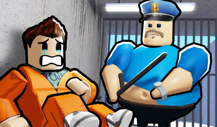 Побег из Тюрьмы Барри Обби Спрунки 3D Сандбокс