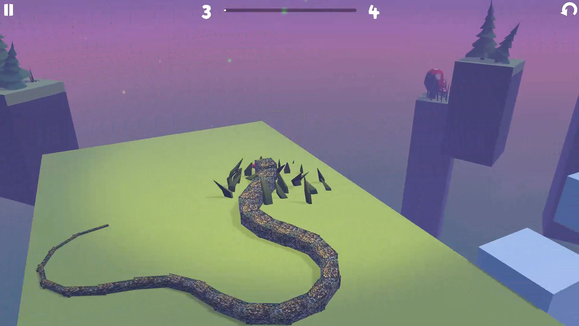 Змейка-Нубик: Эпичный паркур 3Д