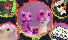 Мем Ритм Кликер - Милые Песни Смешных Котиков!