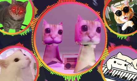 Мем Ритм Кликер - Милые Песни Смешных Котиков!