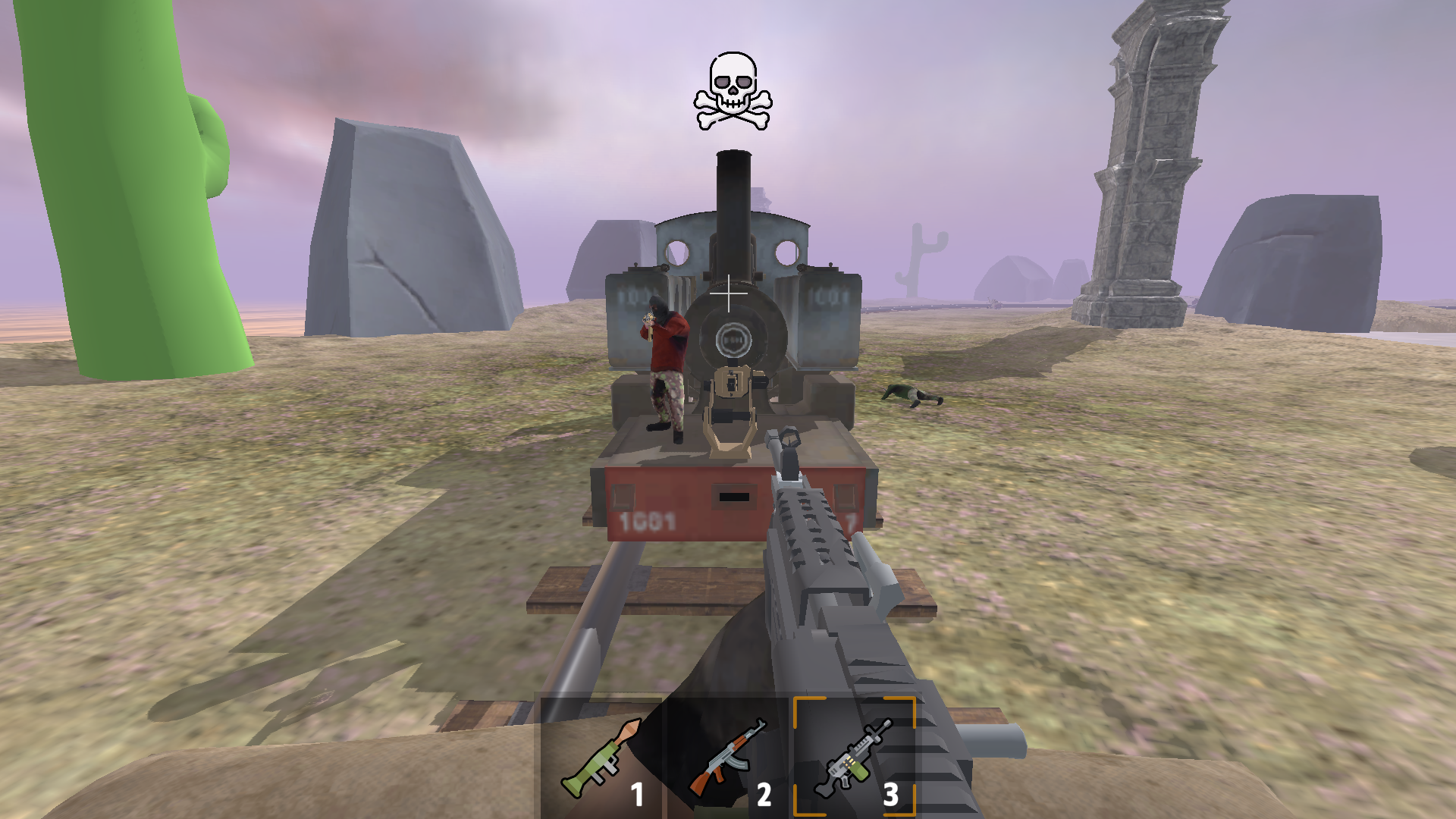 Стрелок На Поезде: Погоня