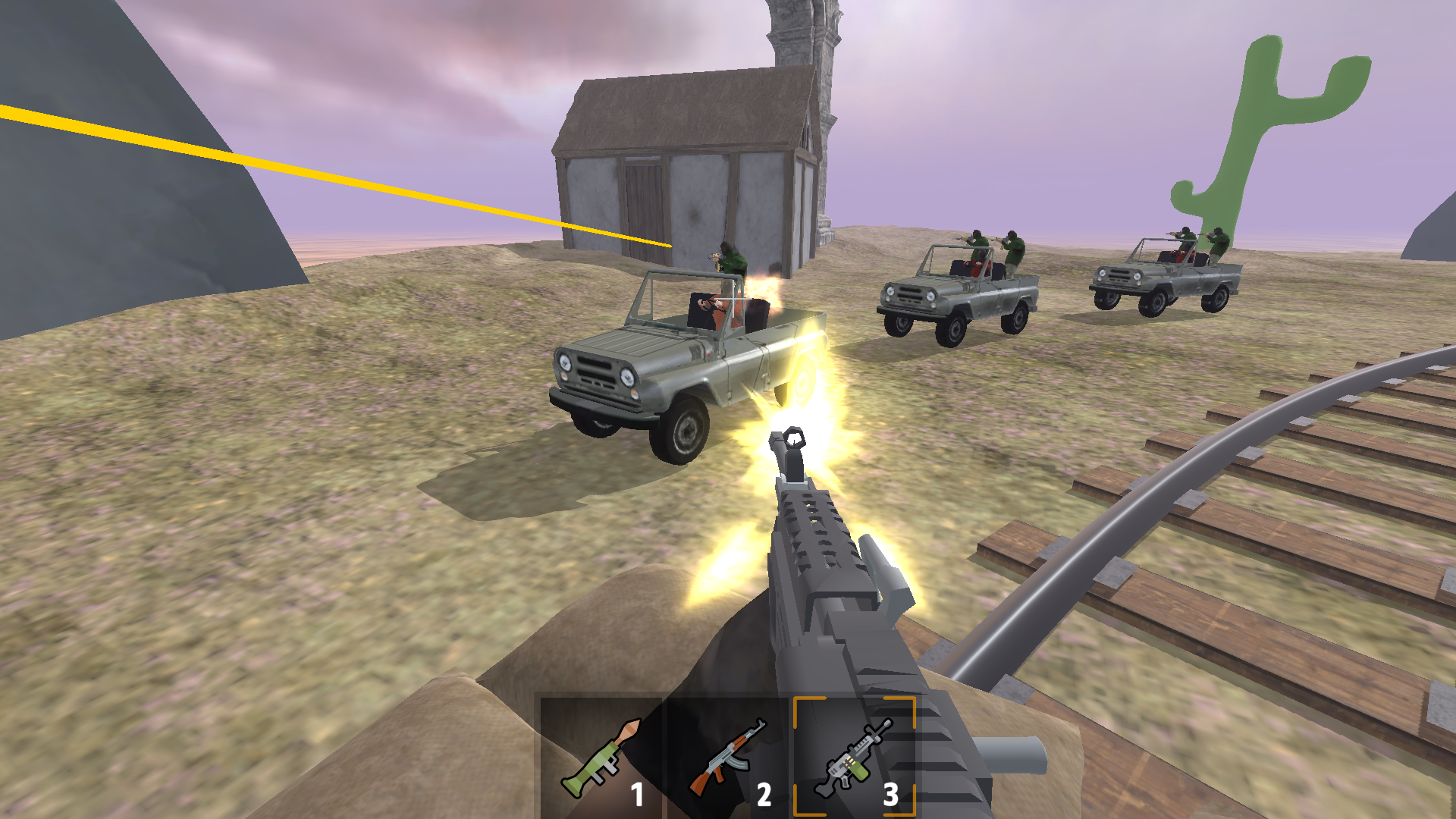 Стрелок На Поезде: Погоня