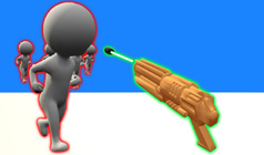 Стрельба из бластера