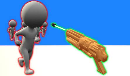 Стрельба из бластера