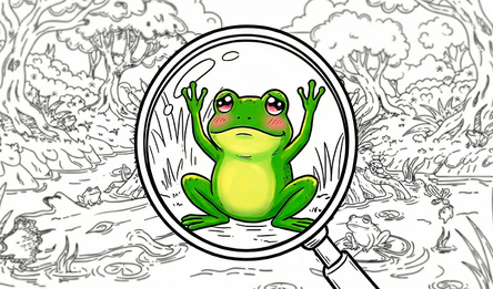 Найди Лягушку - Поиск Предметов