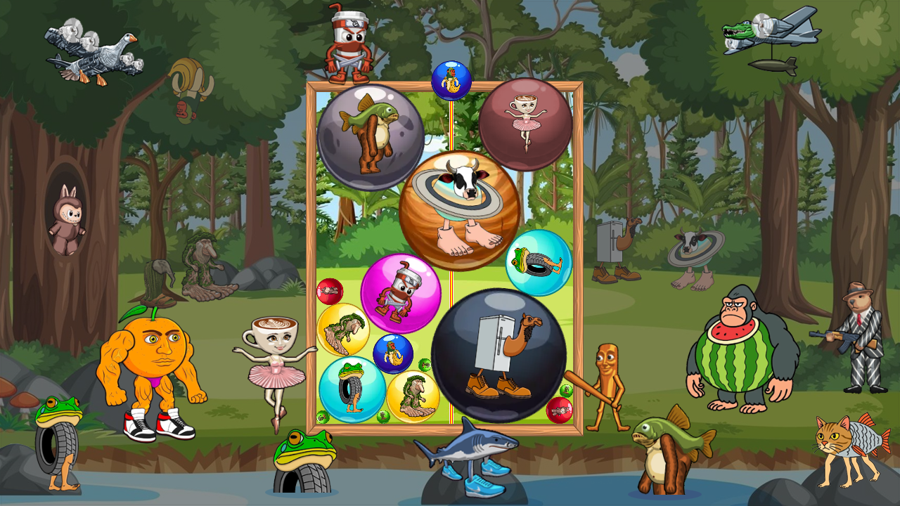 Слияние шариков