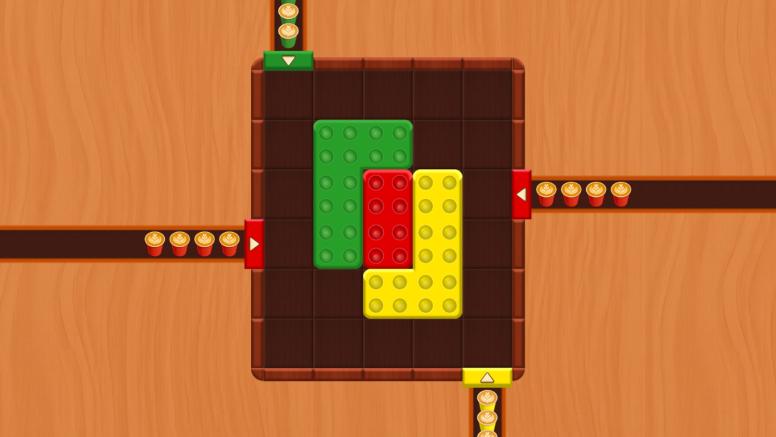 Кофейные Цветные Блоки