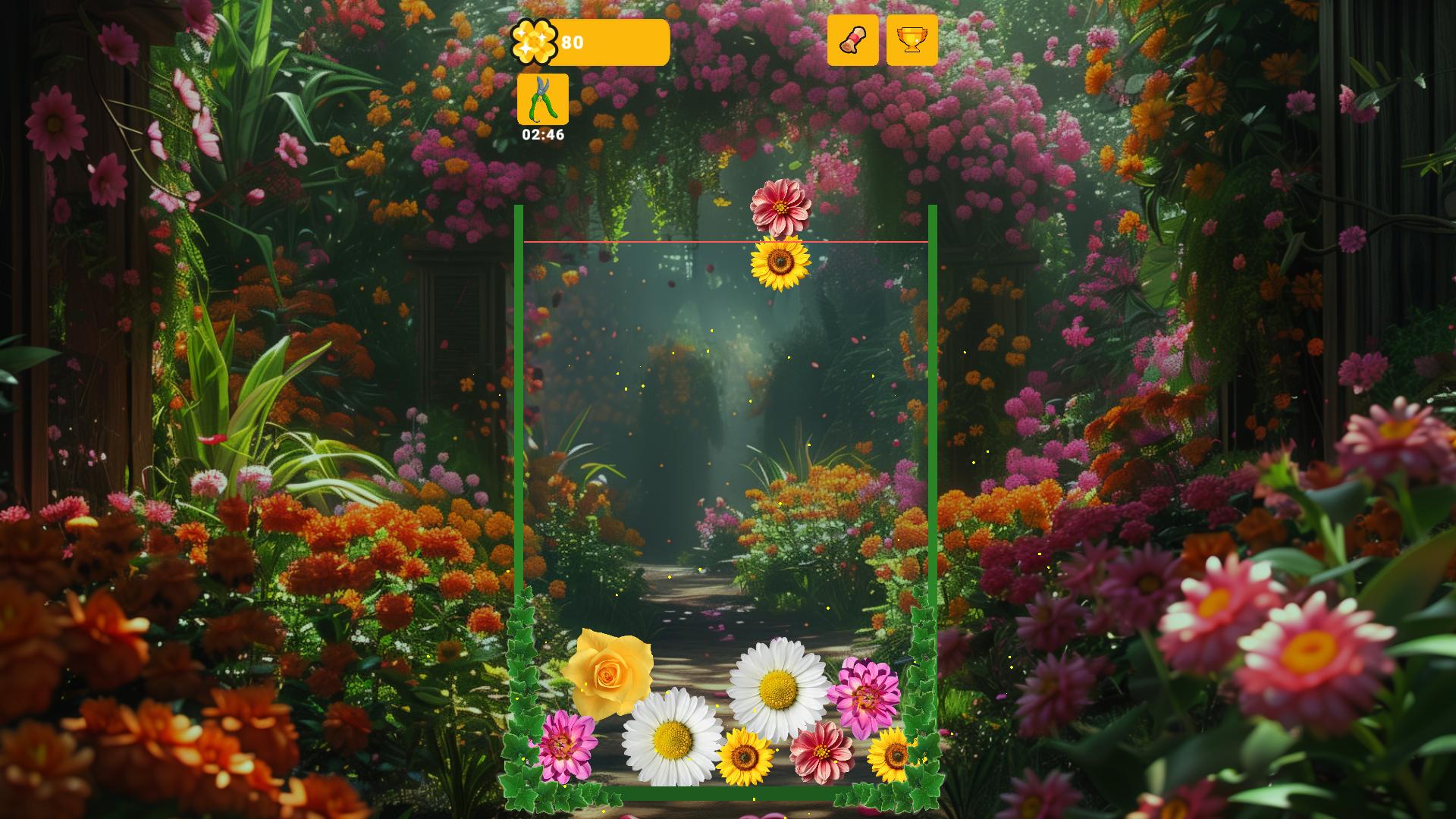 Соединяй цветы и собирай букеты