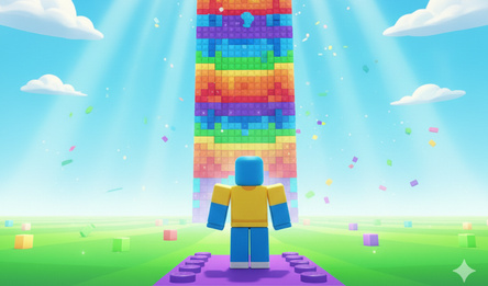 Легендарный Обби +1 Блок в Секунду