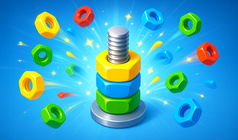 Сортируй Плитки: Тапай и Играй