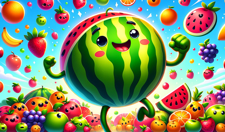 Соединяй Фрукты и Получи Арбуз