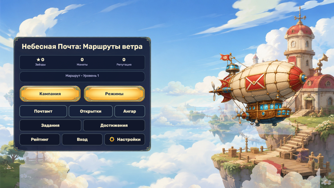 Скриншот игры Небесная почта: Маршруты ветра
