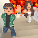 100 Player Floor Is LAVA: Obby!