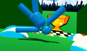 Ragdoll Descent: Catch obstacles