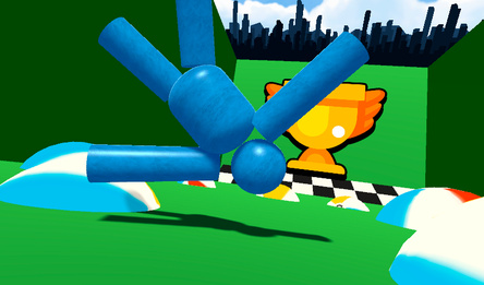 Рэгдолл Спуск: Лови препятствия