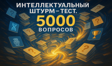 Интеллектуальный штурм - тест. 5000 вопросов