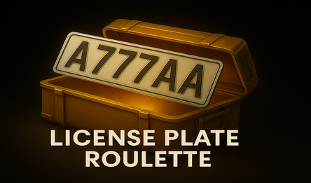 License Plate Roulette