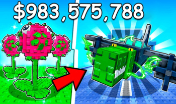 Plants Vs Brainrots Sprunki Mod 3D Sandbox