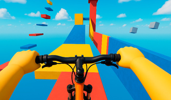 Обби Паркур на Велосипеде