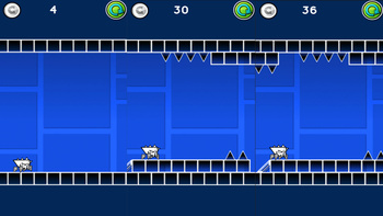 Геометрический паук: Вверх вниз!