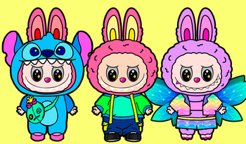 Лабубу Игрушка: Одевалки и Раскраска