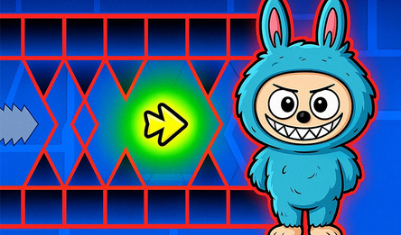 Лабубу - Волна Geometry Dash