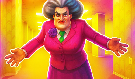 Скулбой Робби: Побег от Училки в Закулисье!