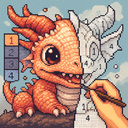 Раскраска: рисуй по номерам