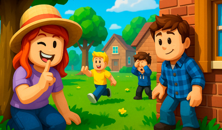 Обби: Прятки с Друзьями