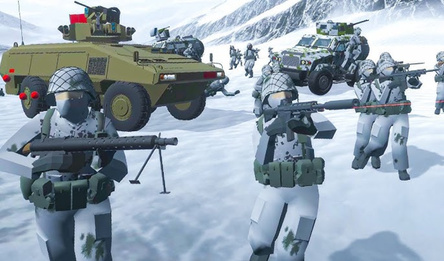 Красный vs Синий: Новогодняя Зачистка