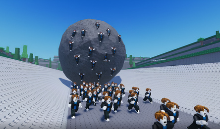 Не попадитесь в гигантский камень