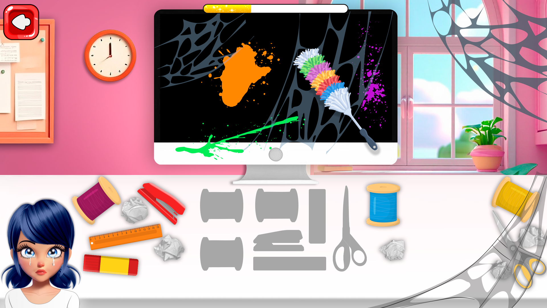 Леди Баг Уборка Дома