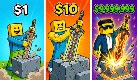 Обби : Вытащи меч