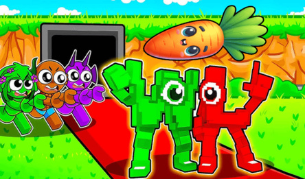 Вырасти Сад Sprunki 3D Брейнрот Сандбокс Фермер