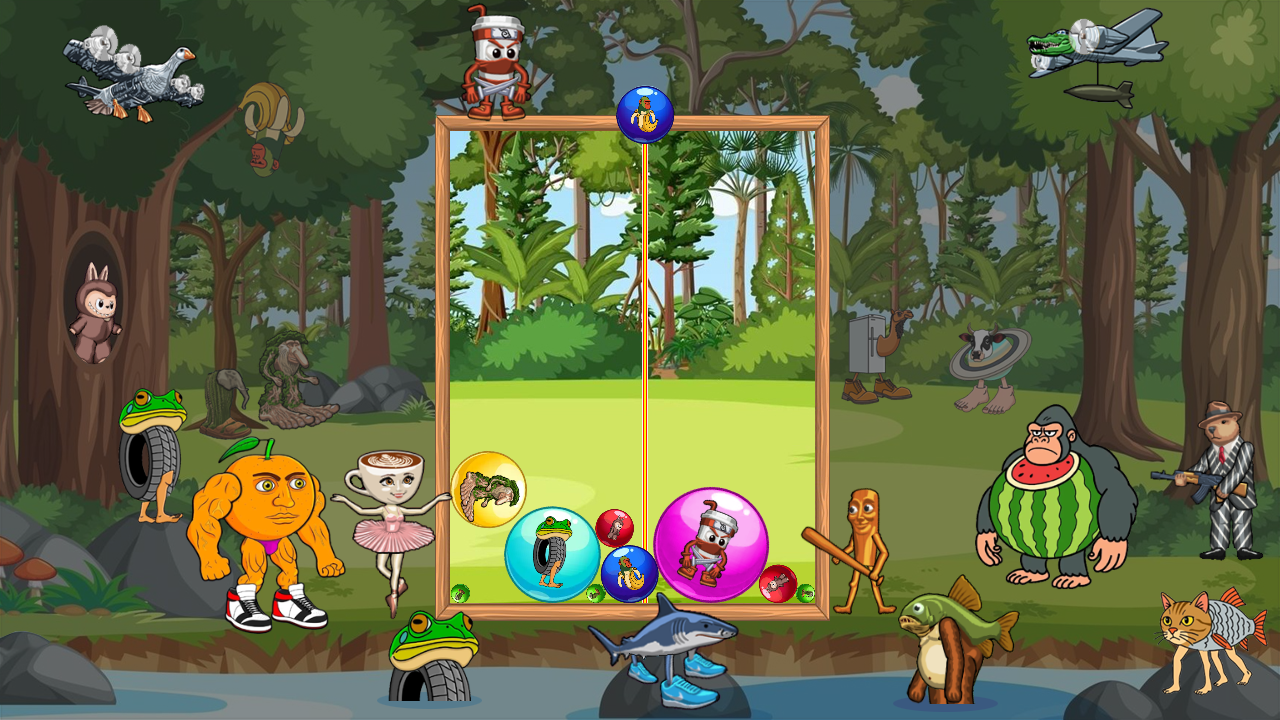 Слияние шариков