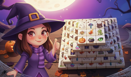 The Three Tiles in the Halloween World