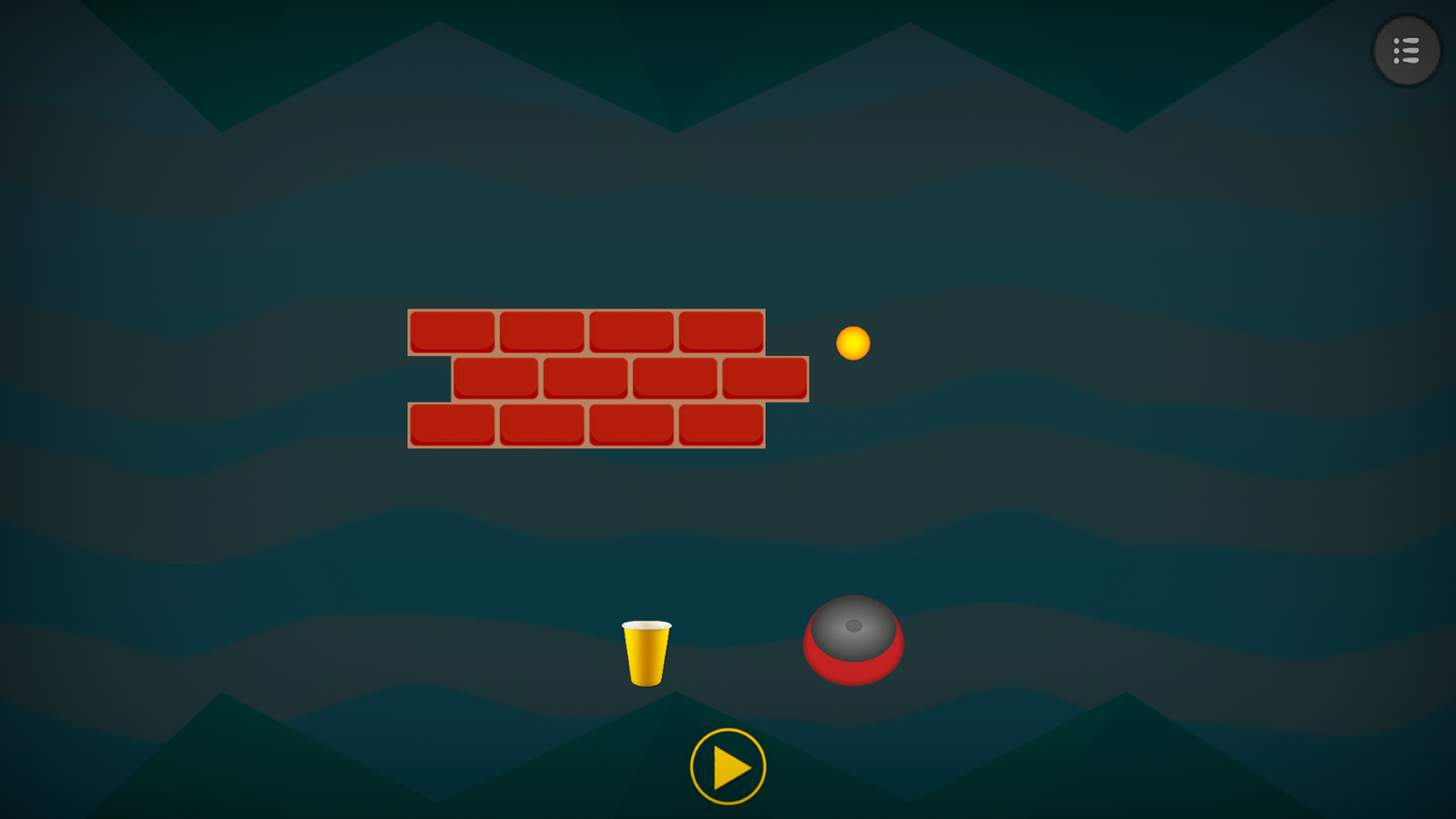 Попади шариком в стакан