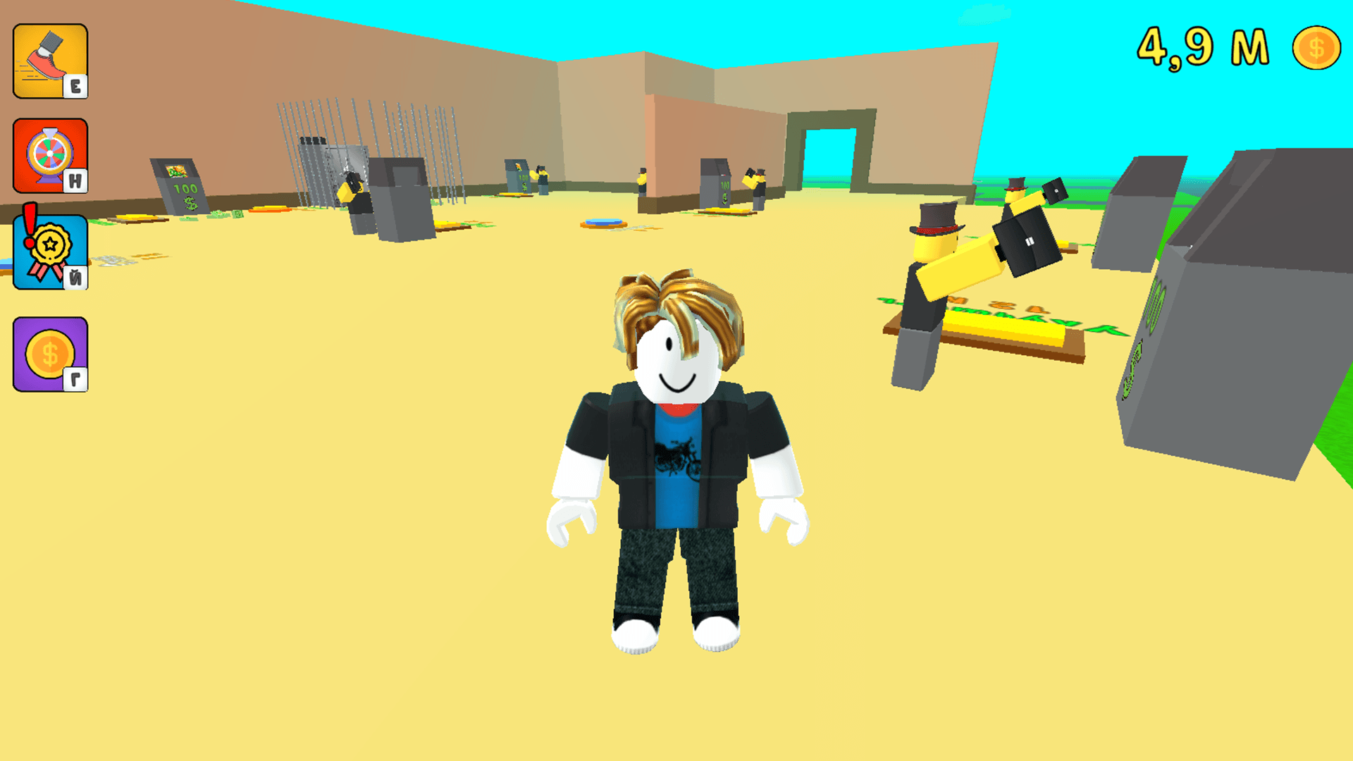 Построй Город Обби Тайкун Денежный Магнат