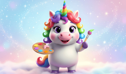 Magic Unicorn Colorbook