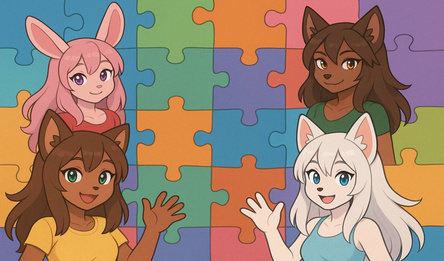 Фурри Вайфу Пазл